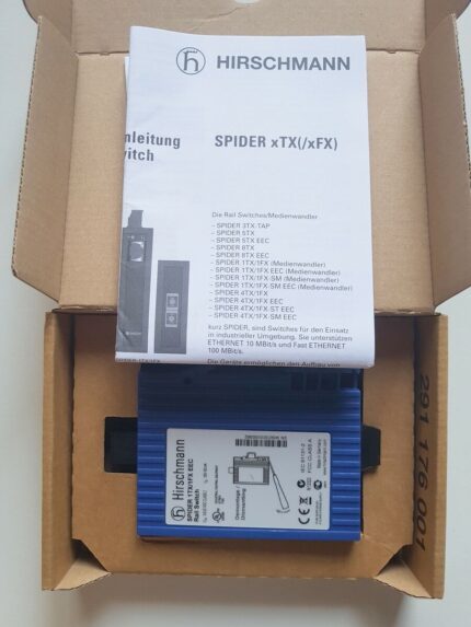 Hirschmann SPIDER 1TX/1FX EEC Entry Level Industrial ETHERNET Rail Switch  | eBay
